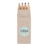 4 coloured pencils