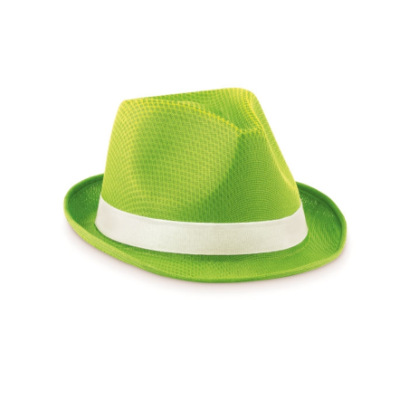 Chapeau de couleur en polyester