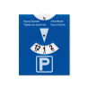 Carte de stationnement en PVC