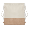 Sac à cordon avec détails jute