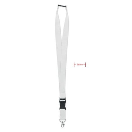 Lanyard crochet métal 25mm