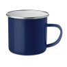 Tasse en métal émaillé