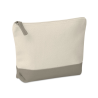 Trousse en coton bicolore