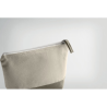 Trousse en coton bicolore