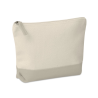 Trousse en coton bicolore