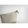 Trousse en coton bicolore