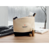 Trousse en coton bicolore