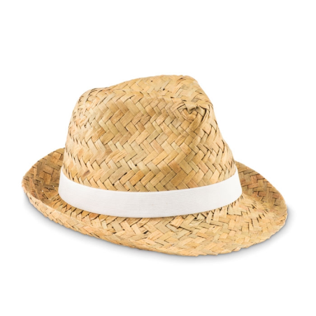 Chapeau en paille naturelle