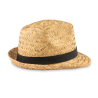 Chapeau en paille naturelle