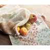Sac réutilisable filet coton