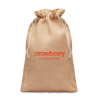 Grand sac cadeau en jute 30x47 cm