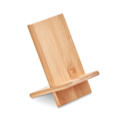 Support de téléphone en bambou