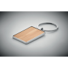 Porte-clés rectangle en bambou