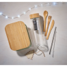 Lunchbox en verre et bambou