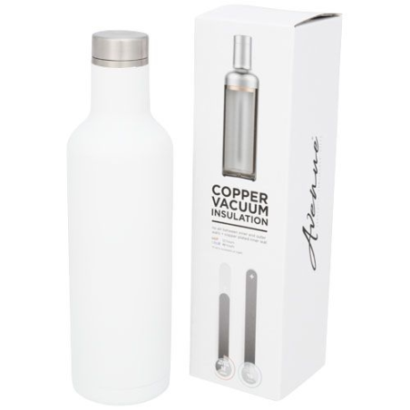 Bouteille Pinto avec isolation par le vide et couche de cuivre 750ml