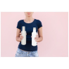 Bouteille Pinto avec isolation par le vide et couche de cuivre 750ml