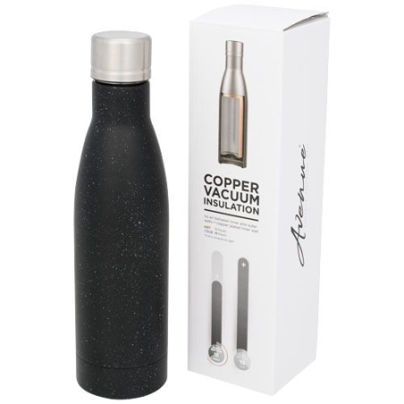 Bouteille isotherme Vasa tachetée sous vide avec couche de cuivre de 500 ml