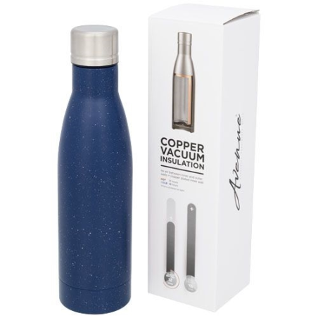 Bouteille isotherme Vasa tachetée sous vide avec couche de cuivre de 500 ml