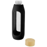 Bouteille Tidan de 600 ml en verre borosilicate avec grip en silicone