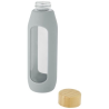 Bouteille Tidan de 600 ml en verre borosilicate avec grip en silicone