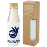 Bouteille Hulan de 540 ml en acier inoxydable avec  cuivre et isolation par le vide avec couvercle en bambou