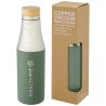 Bouteille Hulan de 540 ml en acier inoxydable avec  cuivre et isolation par le vide avec couvercle en bambou