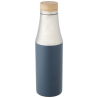 Bouteille Hulan de 540 ml en acier inoxydable avec  cuivre et isolation par le vide avec couvercle en bambou