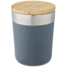 Gobelet Lagan de 330 ml en acier inoxydable avec isolation par le vide et couche de cuivre, avec couvercle en bambou