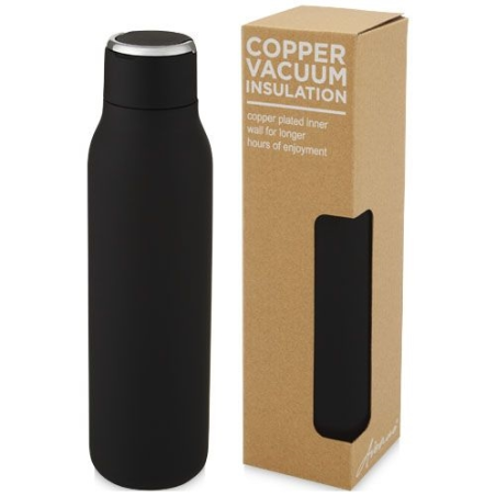 Bouteille isotherme Marka 600 ml avec couche de cuivre et avec boucle métallique