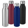 Bouteille de sport Harper 700 ml en acier inoxydable avec boucle métallique