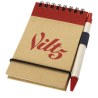 Bloc-notes recyclé format A7 avec stylo Zuse