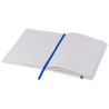 Carnet de notes blanc A5 Spectrum avec élastique de couleur