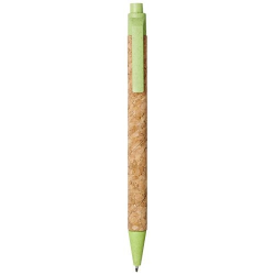 Stylo bille Midar en liège et paille de blé (encre noire)