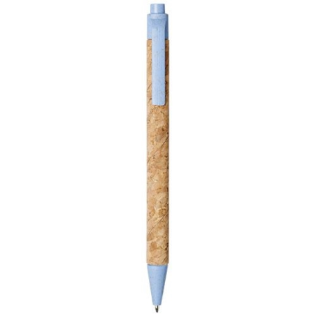 Stylo bille Midar en liège et paille de blé (encre noire)