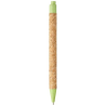 Stylo bille Midar en liège et paille de blé (encre noire)