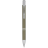 Stylo bille rétractable doux au toucher Moneta (encre e)