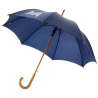 Parapluie 23" à ouure automatique, poignée et mât en bois
