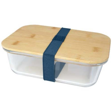 Boîte repas Roby en verre avec couvercle en bambou 1000 ml
