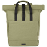 Sac à dos pour ordinateur portable Joey de 15 L en toile recyclée GRS 15 pouces avec dessus enroulable