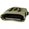 Sac à dos pour ordinateur portable Joey de 15 L en toile recyclée GRS 15 pouces avec dessus enroulable