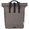Sac à dos pour ordinateur portable Joey de 15 L en toile recyclée GRS 15 pouces avec dessus enroulable