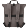 Sac à dos pour ordinateur portable Joey de 15 L en toile recyclée GRS 15 pouces avec dessus enroulable