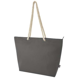 Sac shopping Panama recyclé GRS isotherme de plage avec poignées en cordelette 23L