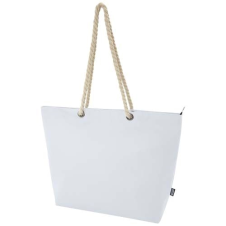Sac shopping Panama recyclé GRS isotherme de plage avec poignées en cordelette 23L