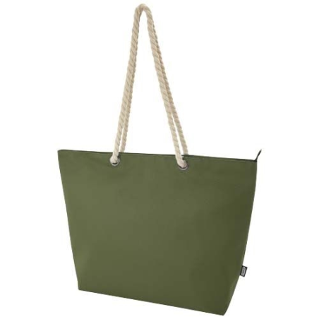 Sac shopping Panama recyclé GRS isotherme de plage avec poignées en cordelette 23L