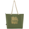 Sac shopping Panama recyclé GRS isotherme de plage avec poignées en cordelette 23L