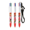 BIC® 4 Couleurs® bille + Lanyard